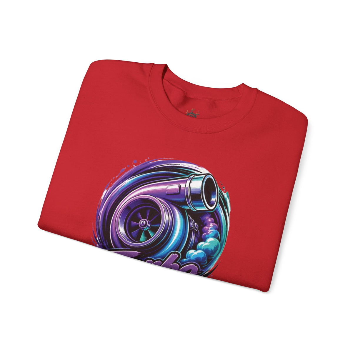 Crewneck Sweatshirt — Turbo Vibes Only Performance Graphic