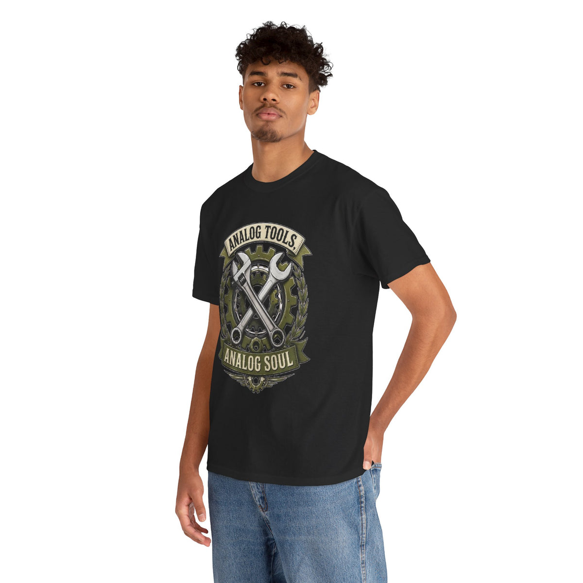 Analog Tools Analog Soul Tee — Vintage Mechanic Gear T-Shirt