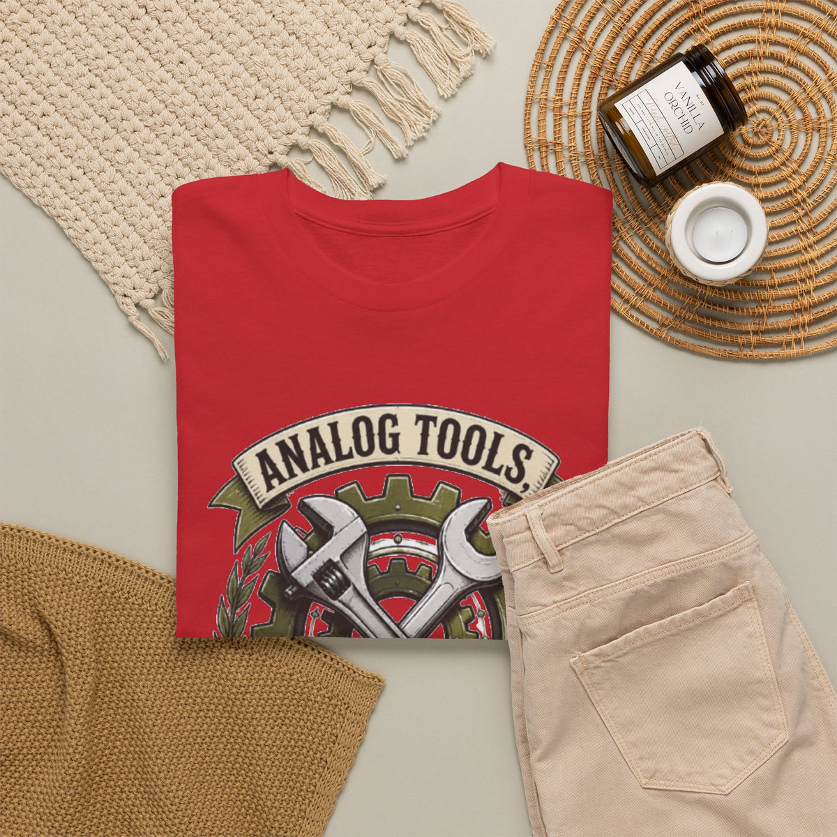 Analog Tools Analog Soul Tee — Vintage Mechanic Gear T-Shirt