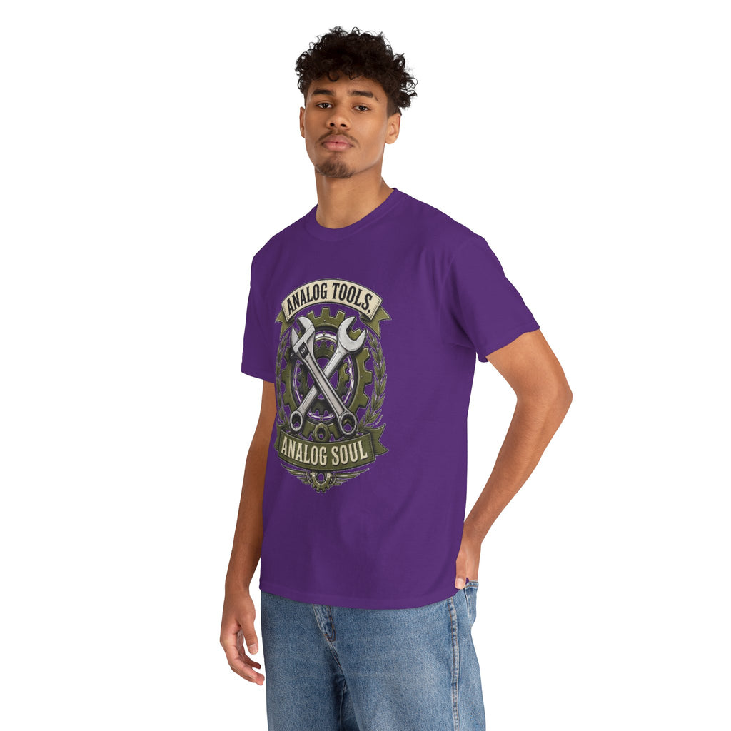 Analog Tools Analog Soul Tee — Vintage Mechanic Gear T-Shirt