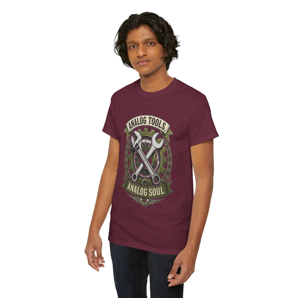 Analog Tools Analog Soul Tee — Vintage Mechanic Gear T-Shirt
