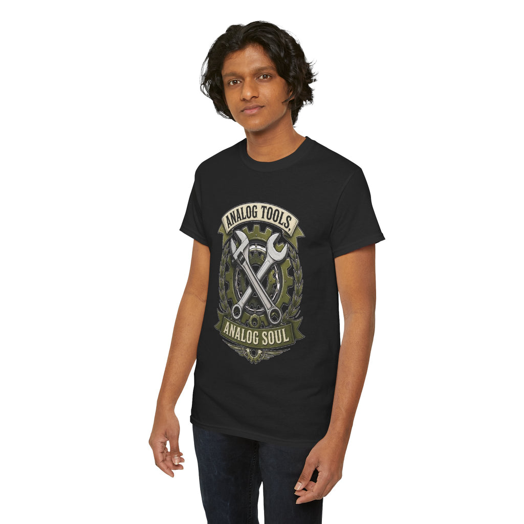 Analog Tools Analog Soul Tee — Vintage Mechanic Gear T-Shirt