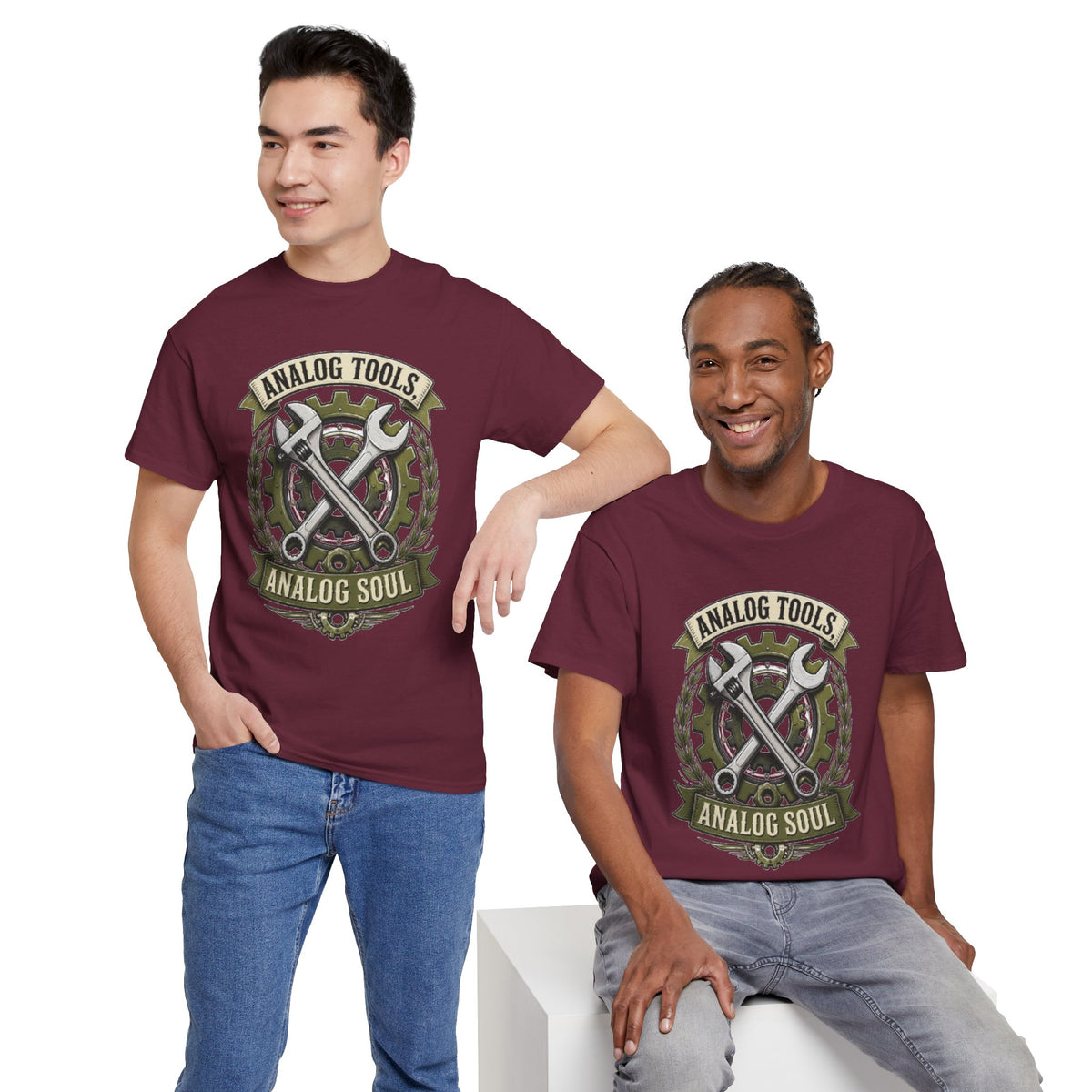 Analog Tools Analog Soul Tee — Vintage Mechanic Gear T-Shirt