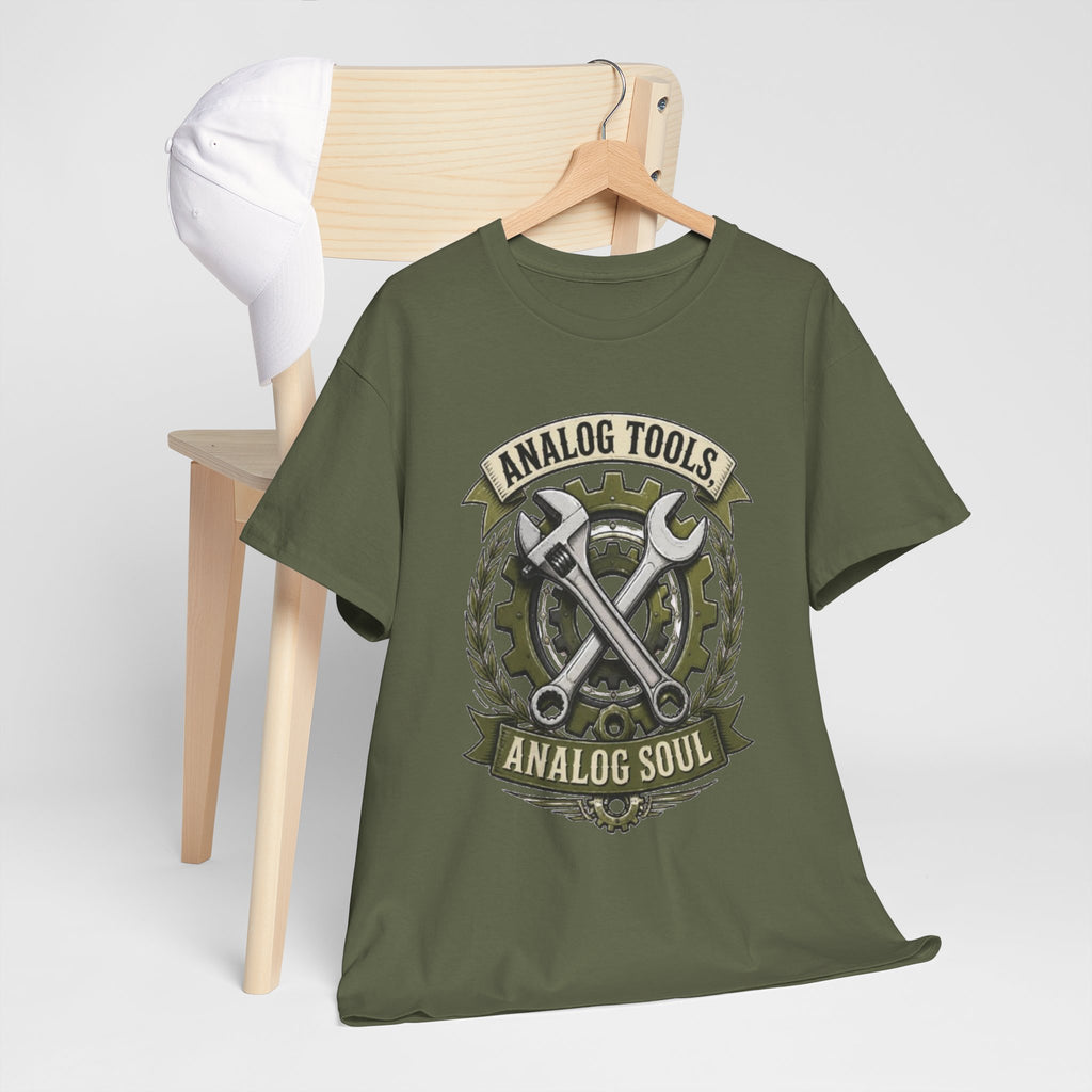 Analog Tools Analog Soul Tee — Vintage Mechanic Gear T-Shirt