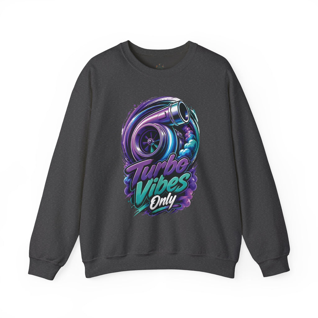 Crewneck Sweatshirt — Turbo Vibes Only Performance Graphic