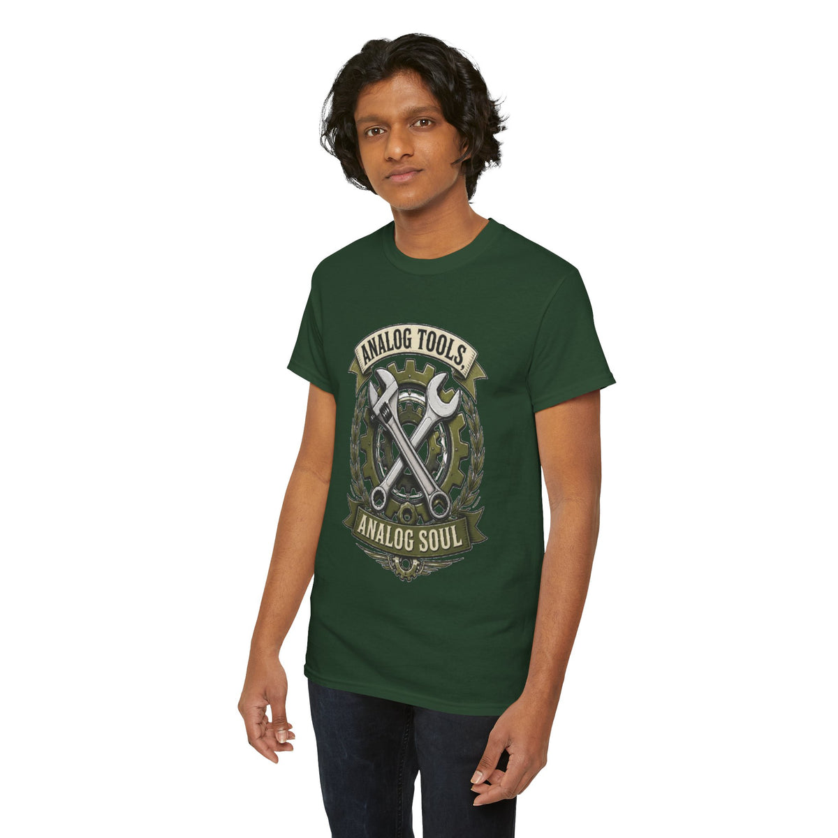 Analog Tools Analog Soul Tee — Vintage Mechanic Gear T-Shirt