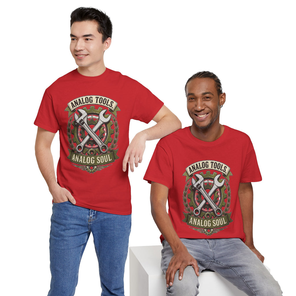 Analog Tools Analog Soul Tee — Vintage Mechanic Gear T-Shirt