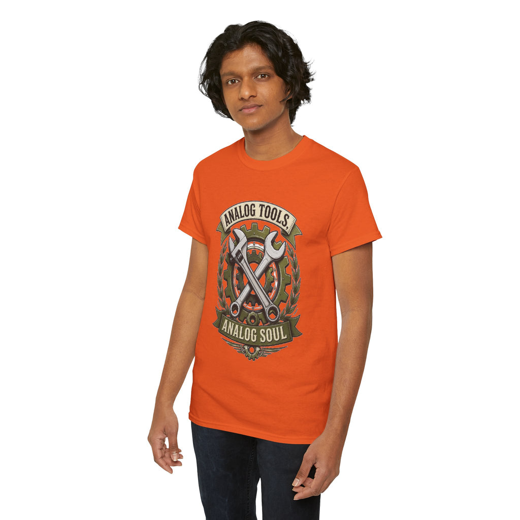 Analog Tools Analog Soul Tee — Vintage Mechanic Gear T-Shirt