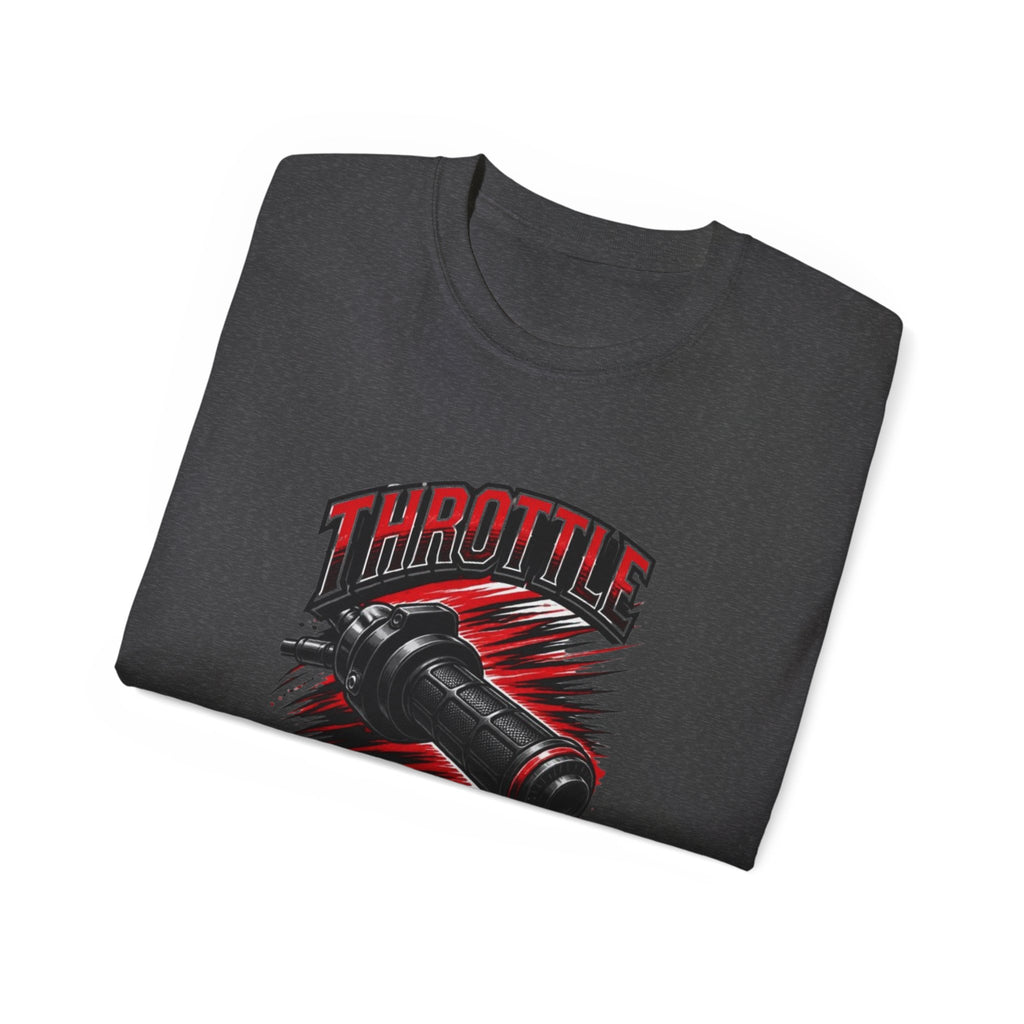 Throttle Therapy Tee – Motorcycle Spark Plug Racing T‑Shirt