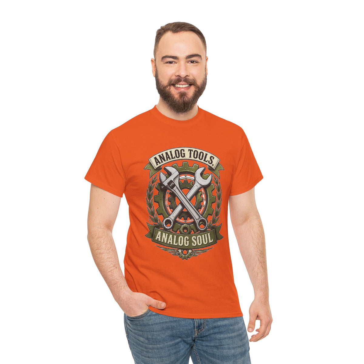 Analog Tools Analog Soul Tee — Vintage Mechanic Gear T-Shirt