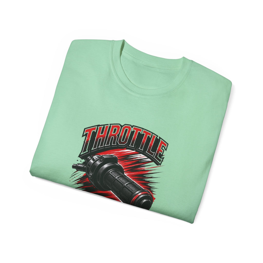 Throttle Therapy Tee – Motorcycle Spark Plug Racing T‑Shirt